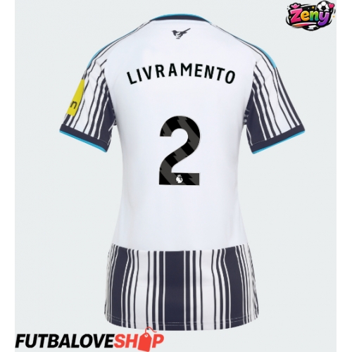 Dres Newcastle United Tino Livramento #2 Domáci pre Ženy 2026-27 Krátky Rukáv